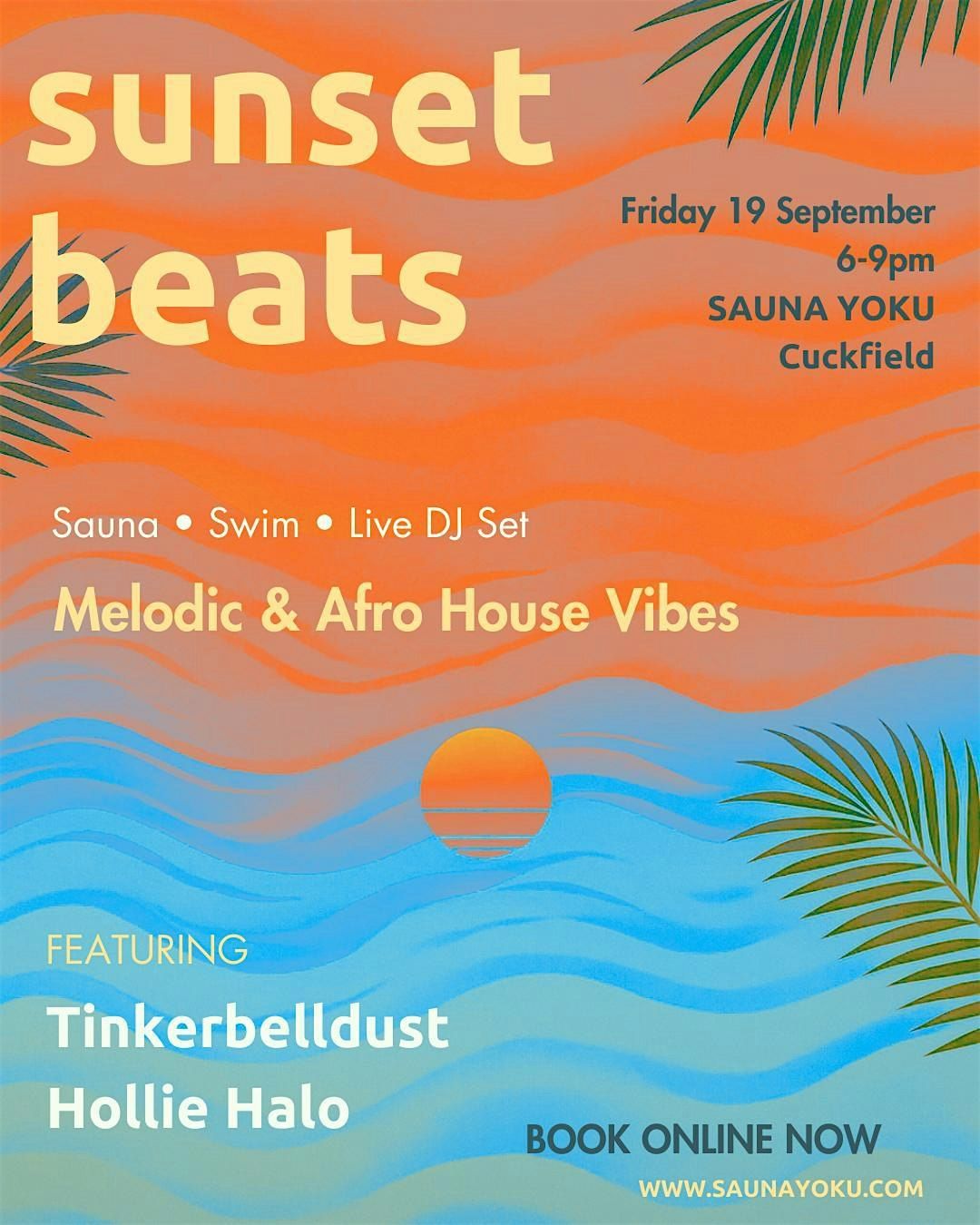 Sunset beats - DJ set, Sauna & Wild Swim