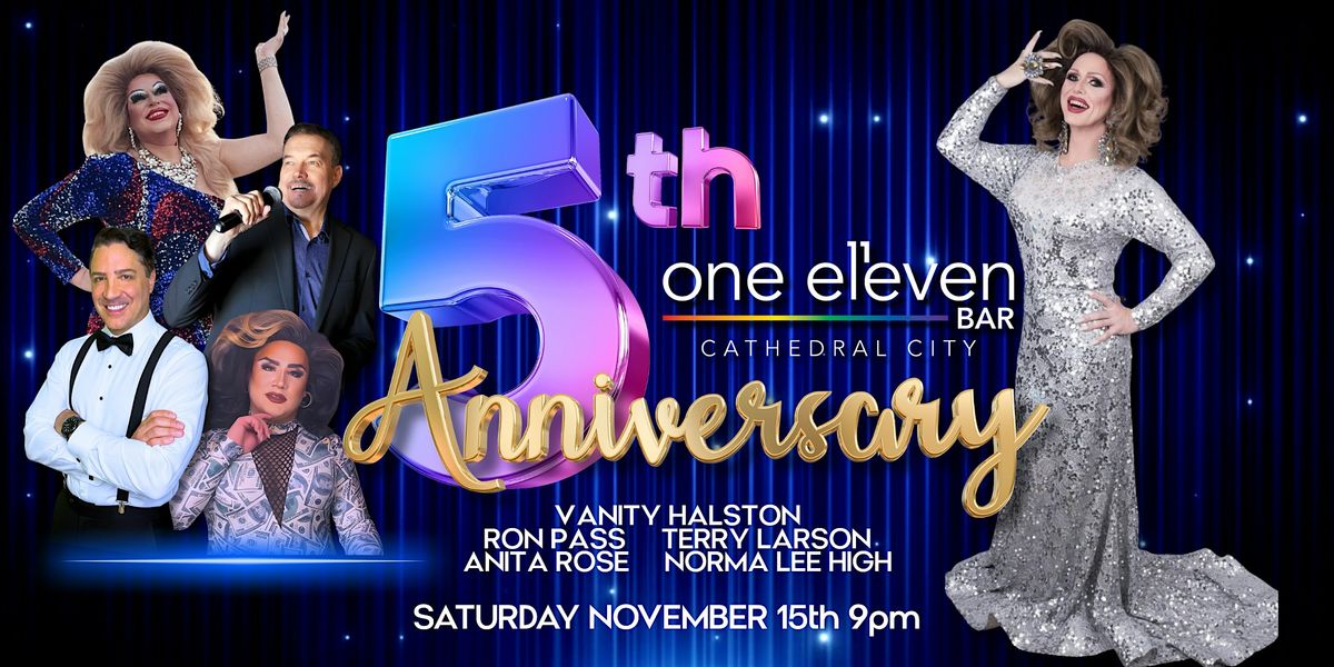 one eleven bar 5th Anniversary Celebration