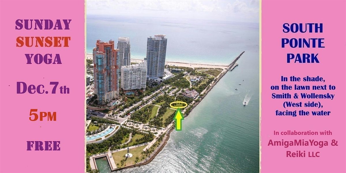 Sunday Sunset Yoga on Dec.7th