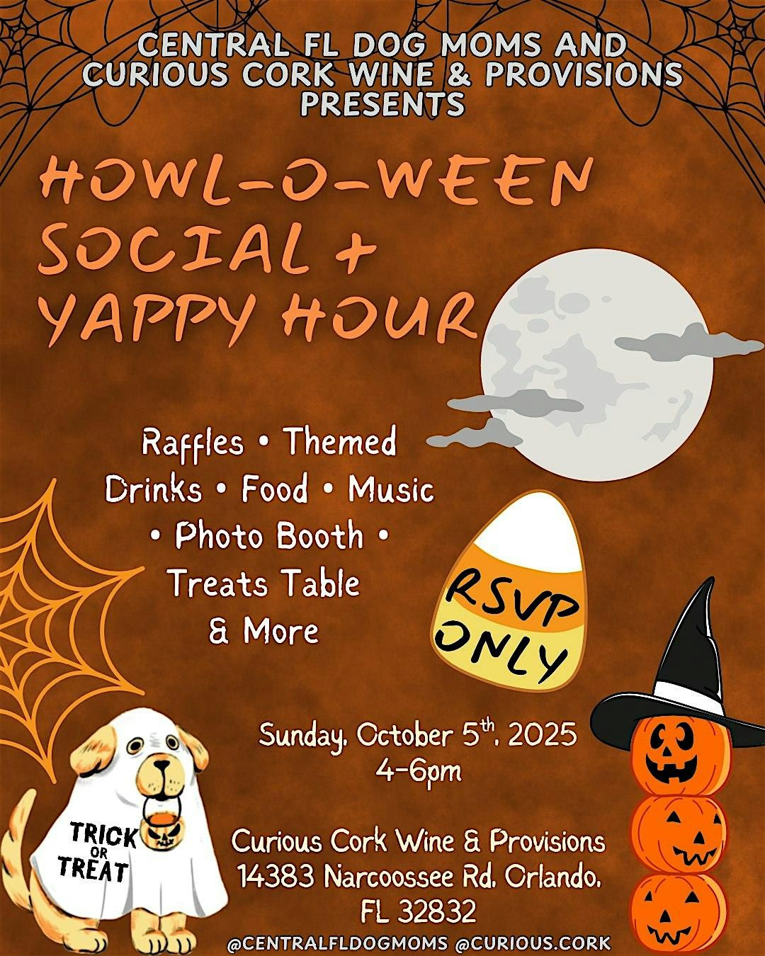 Howl-O-Ween Social + Yappy Hour