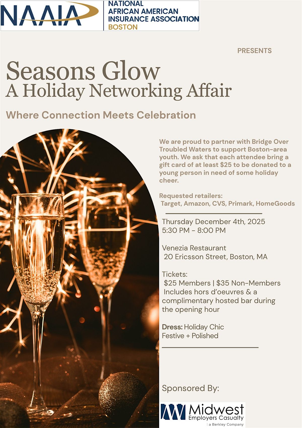 Seasons Glow: A Holiday Networking Affair