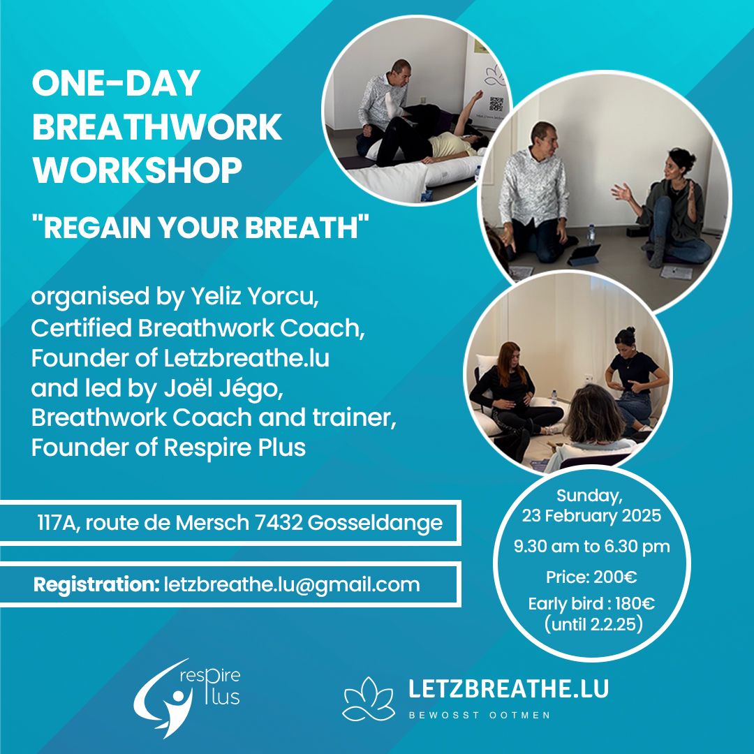 One day Breathwork workshop 'Regain your breath'