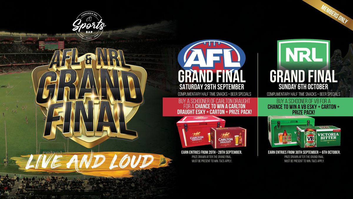 NRL & AFL Grand Finals LIVE and LOUD at Currumbin RSL \ud83c\udfc9