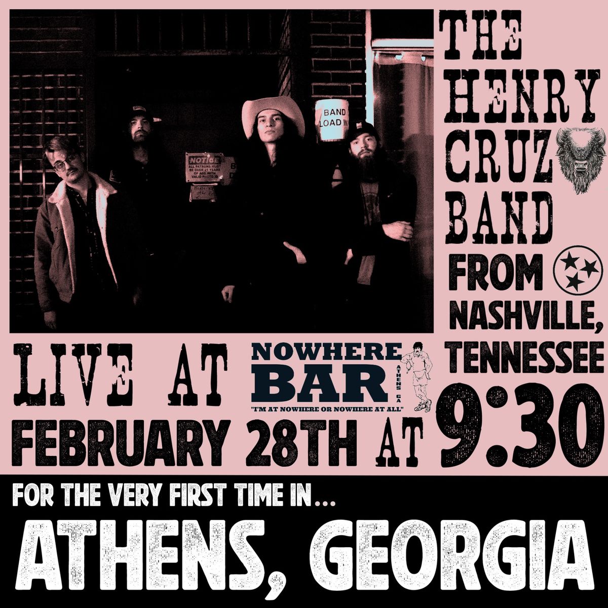 Henry Cruz Band at Nowhere Bar - Athens, GA