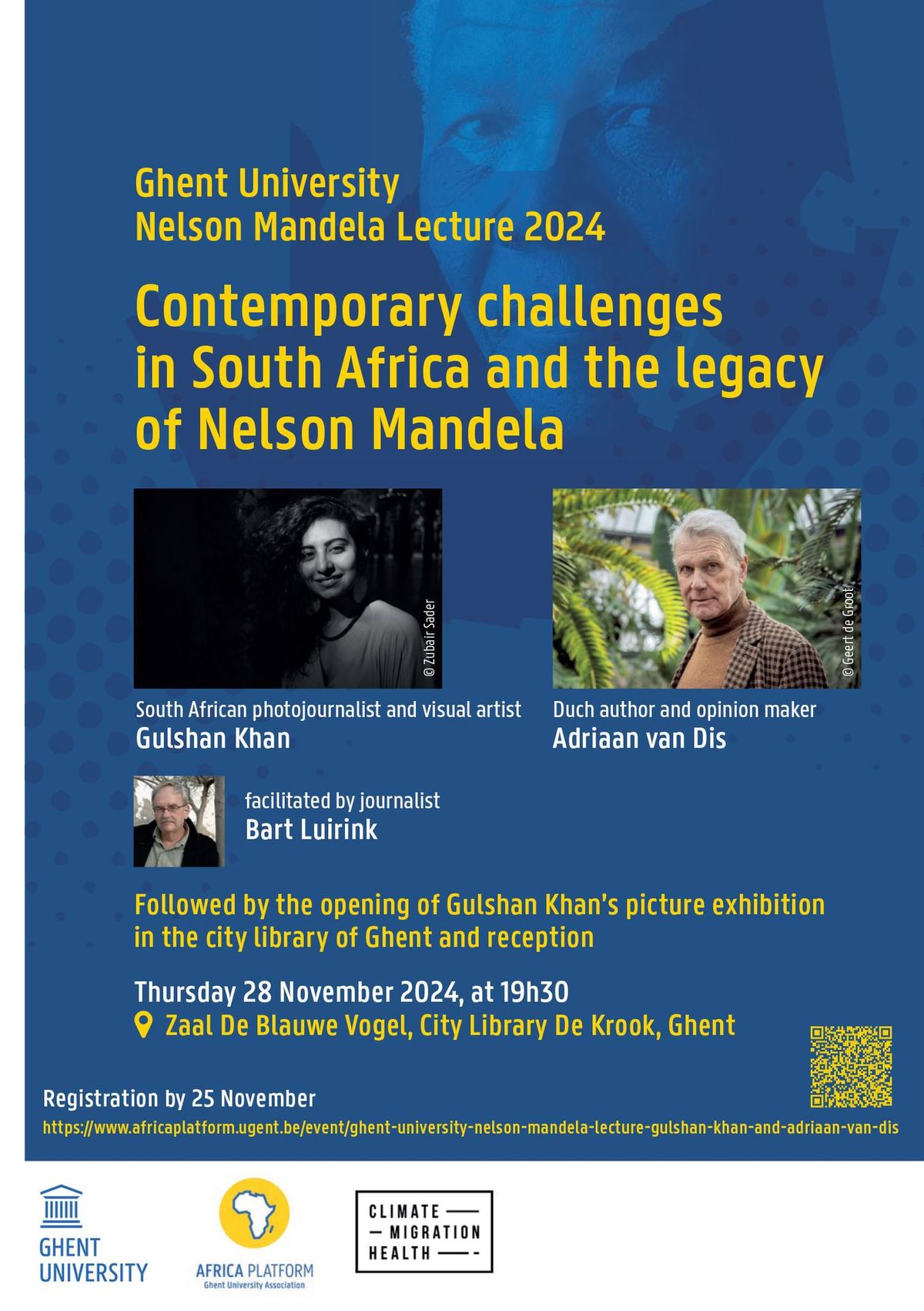 Ghent University Nelson Mandela Lecture - with Gulshan Khan and Adriaan van Dis