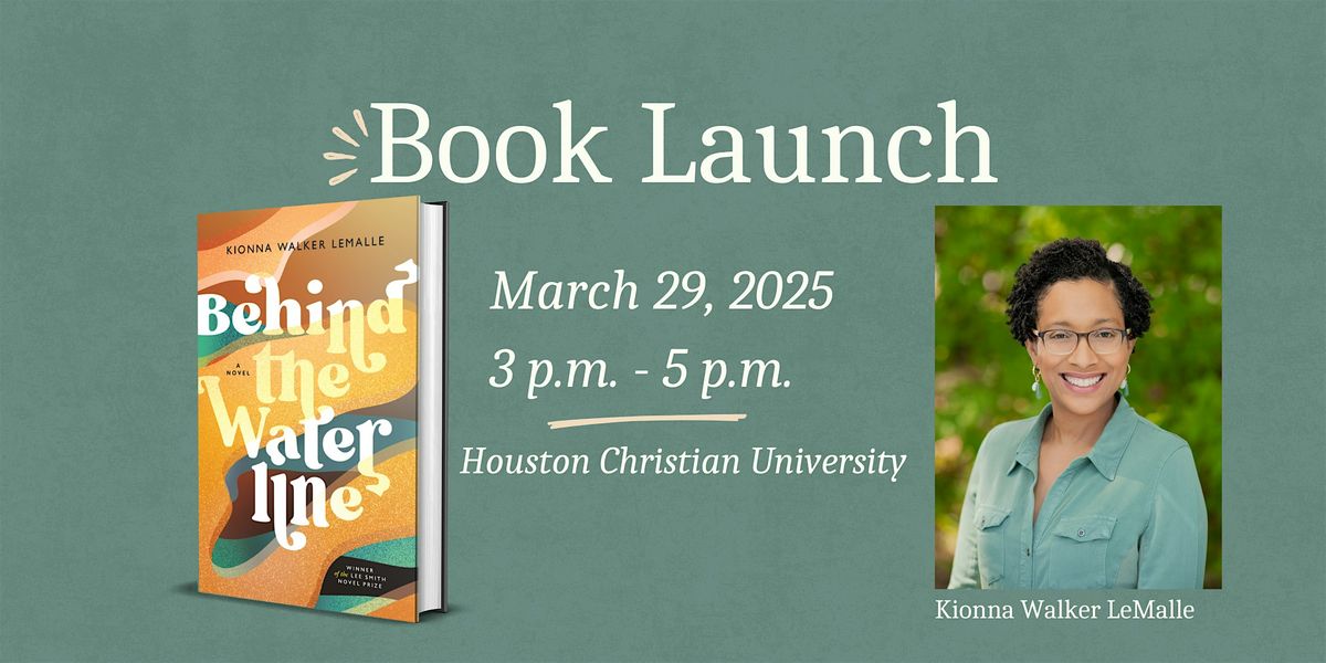 Book Launch - Behind the Waterline by Kionna Walker LeMalle