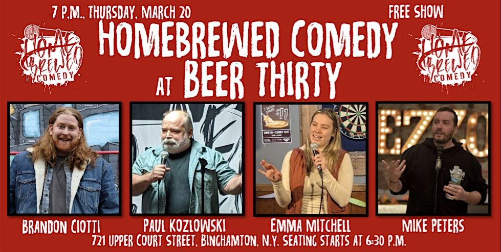 Homebrewed Comedy at Beer Thirty