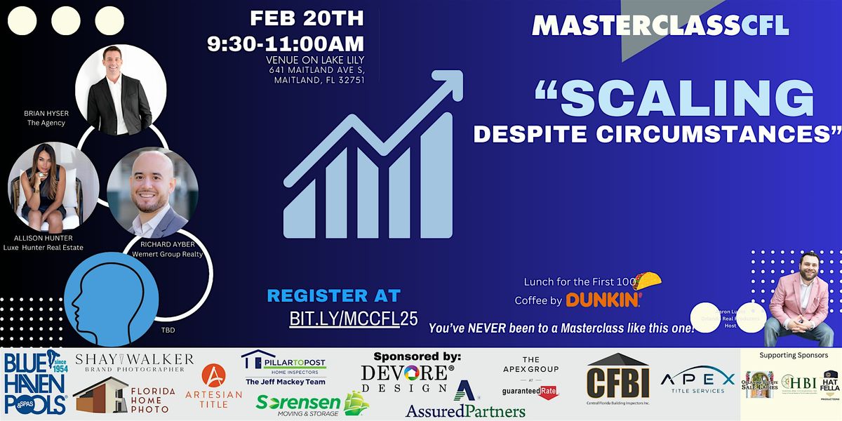 "Scaling Despite Circumstances" MasterclassCFL3.0