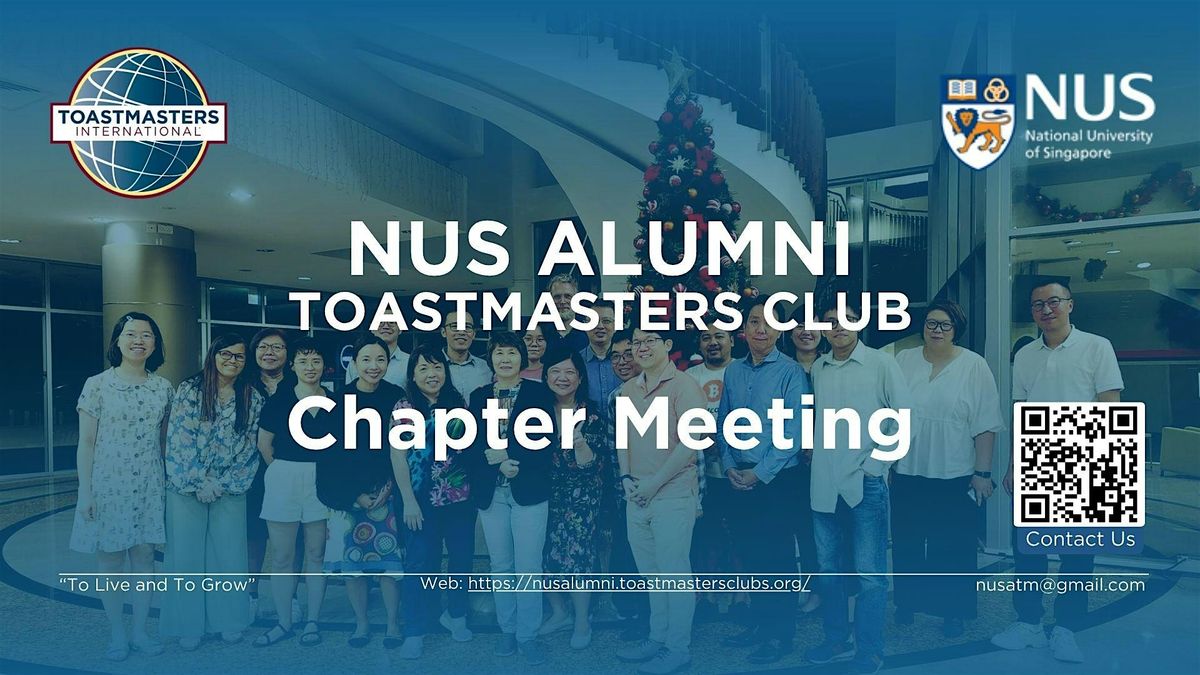 NUS Alumni Toastmasters Club December Chapter Meeting
