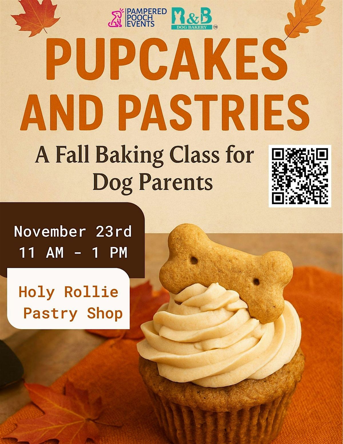 Pupcakes and Pastries: A Fall Baking Class for Dog Parents
