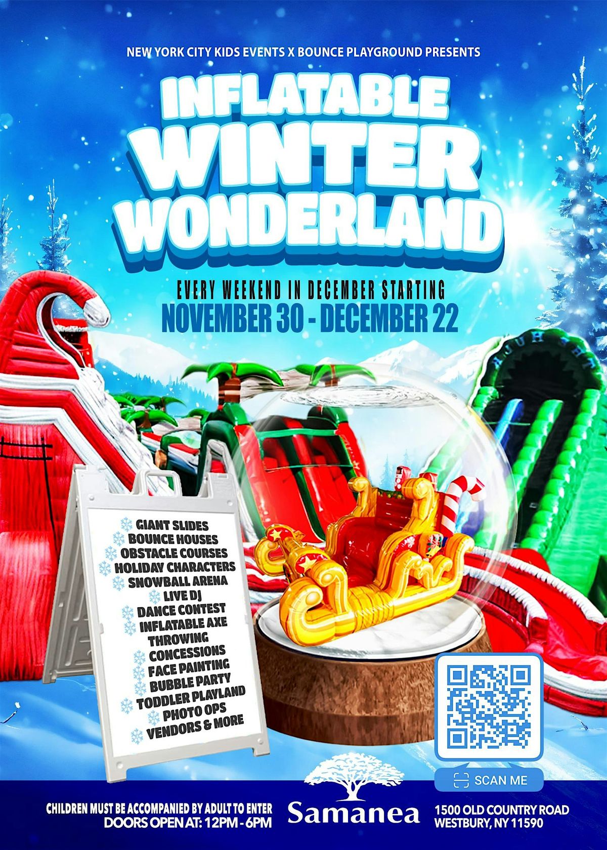 INFLATABLE WINTER WONDERLAND  ( SUN DEC 22ND )