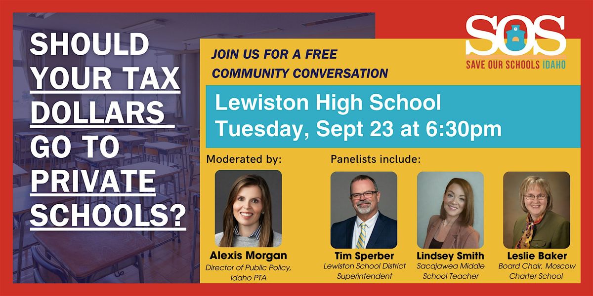 Lewiston Save Our Schools Town Hall