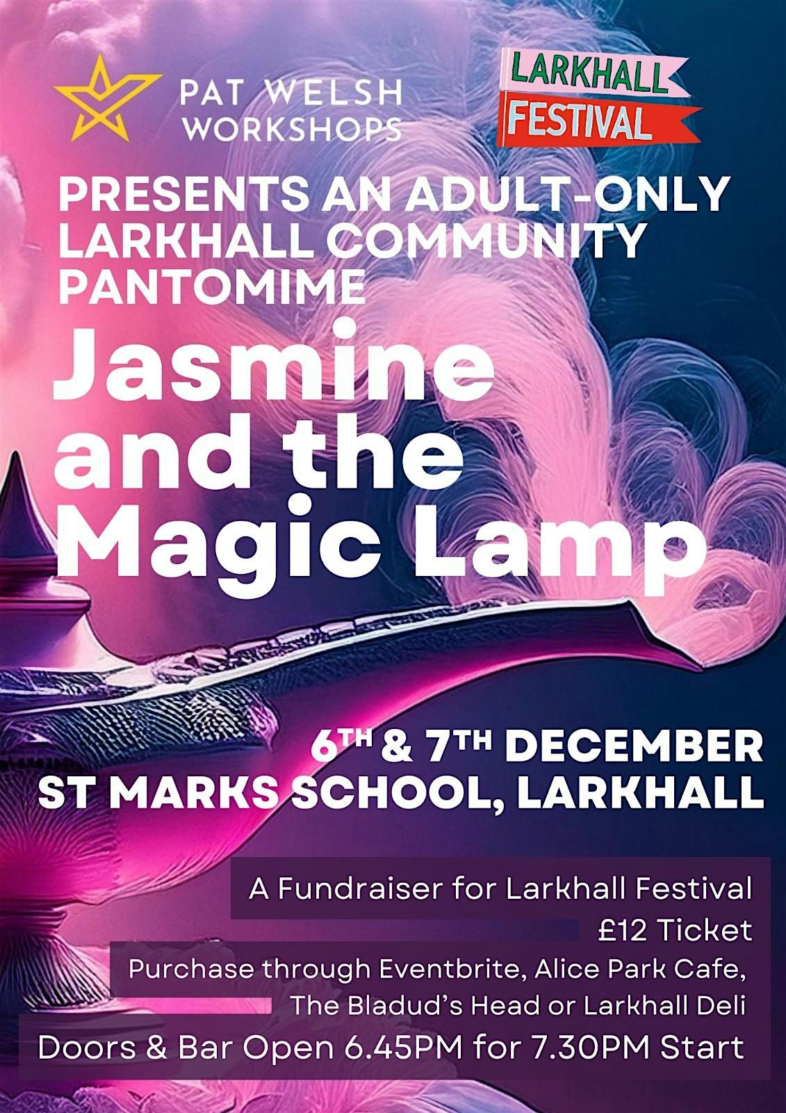 Jasmine and the Magic Lamp Community Pantomime