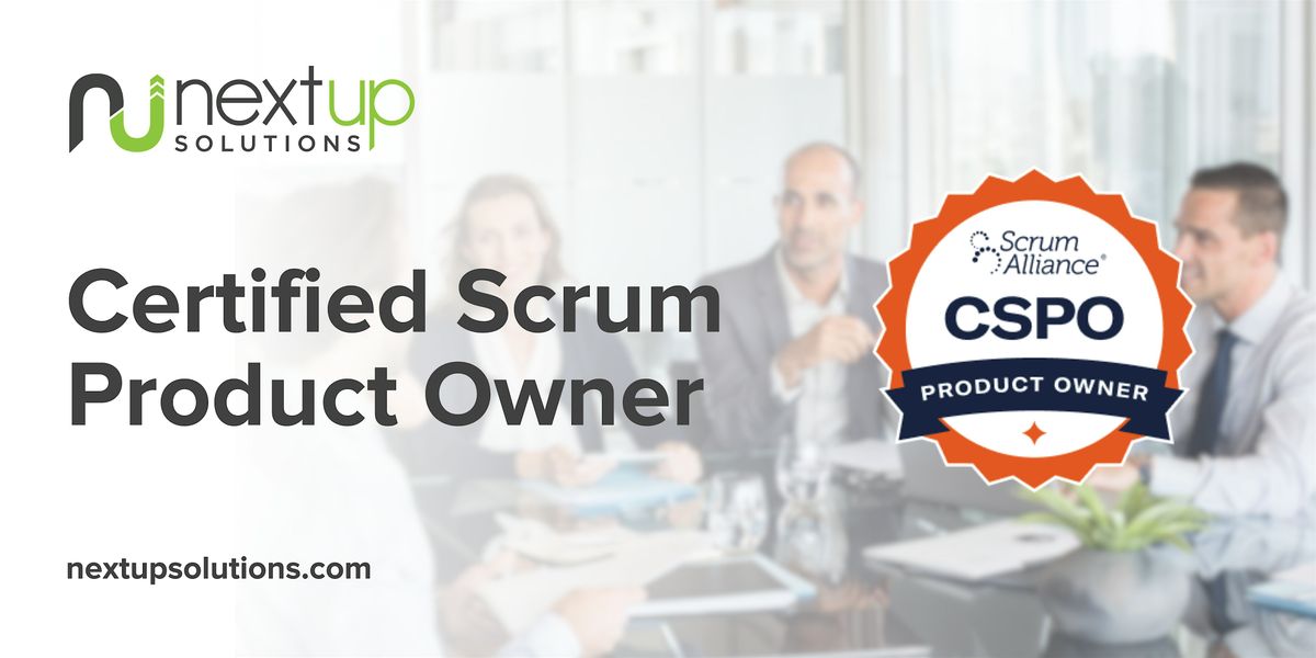 Certified Scrum Product Owner (CSPO) Training (Virtual)