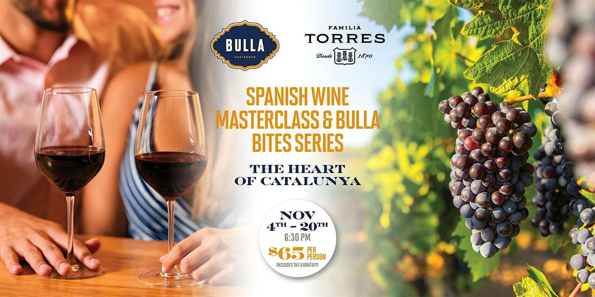 (Plano) Spanish Wine Masterclass: Heart of Catalunya