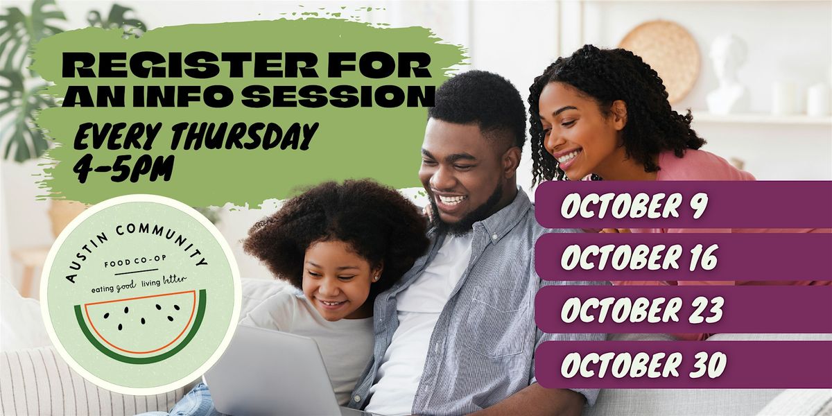 October Info Session | Austin Community Food Co-op