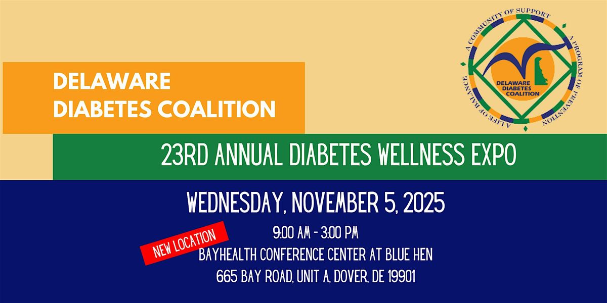 23rd Annual Delaware Diabetes Wellness Expo Vendor Registration