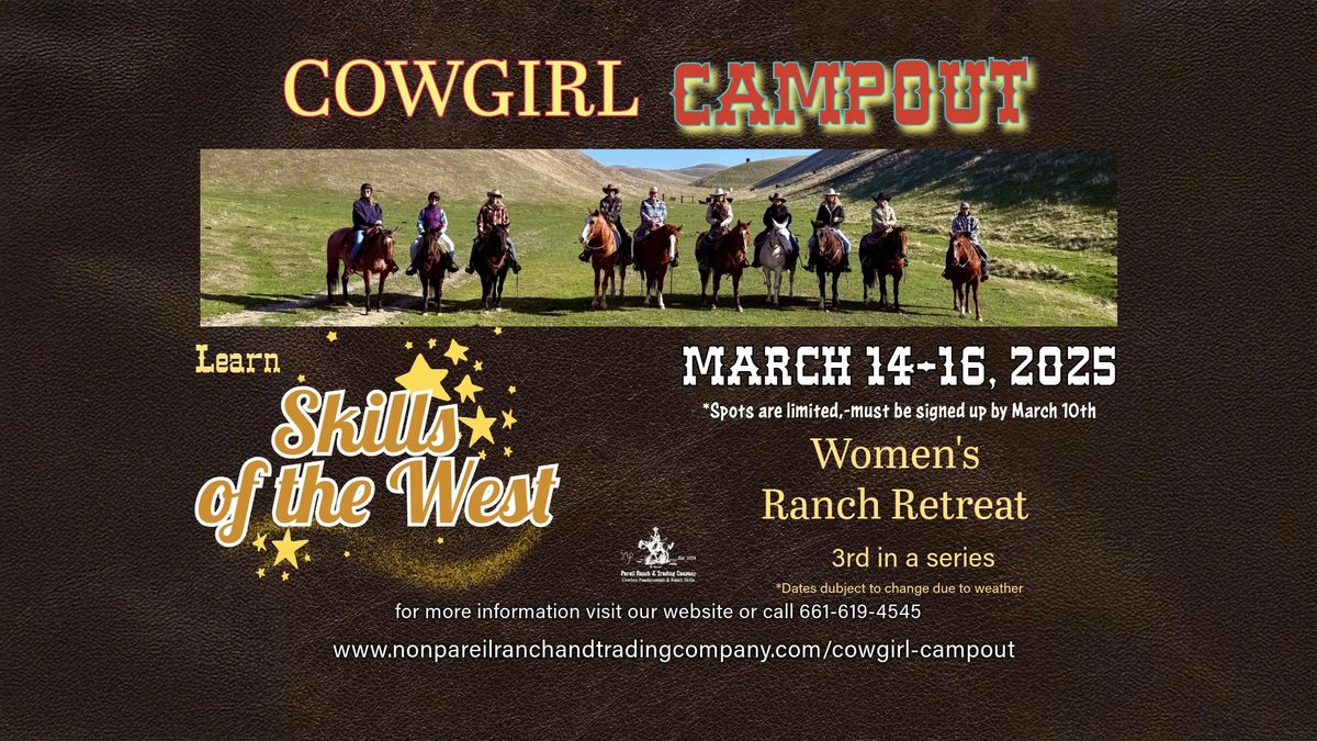 Cowgirl Campout Women's Ranch Retreat-March