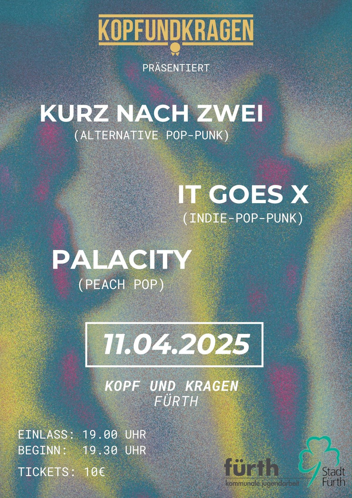 Kurz nach Zwei, It Goes X & Palacity