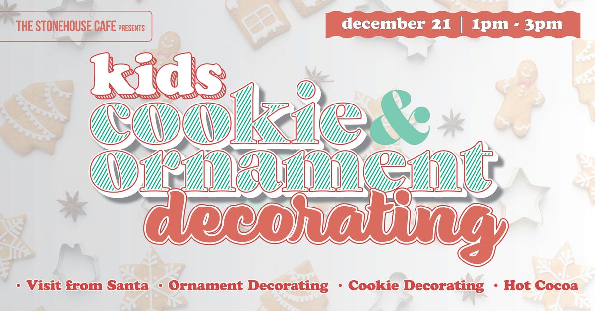 Kid\u2019s Cookie & Ornament Decorating