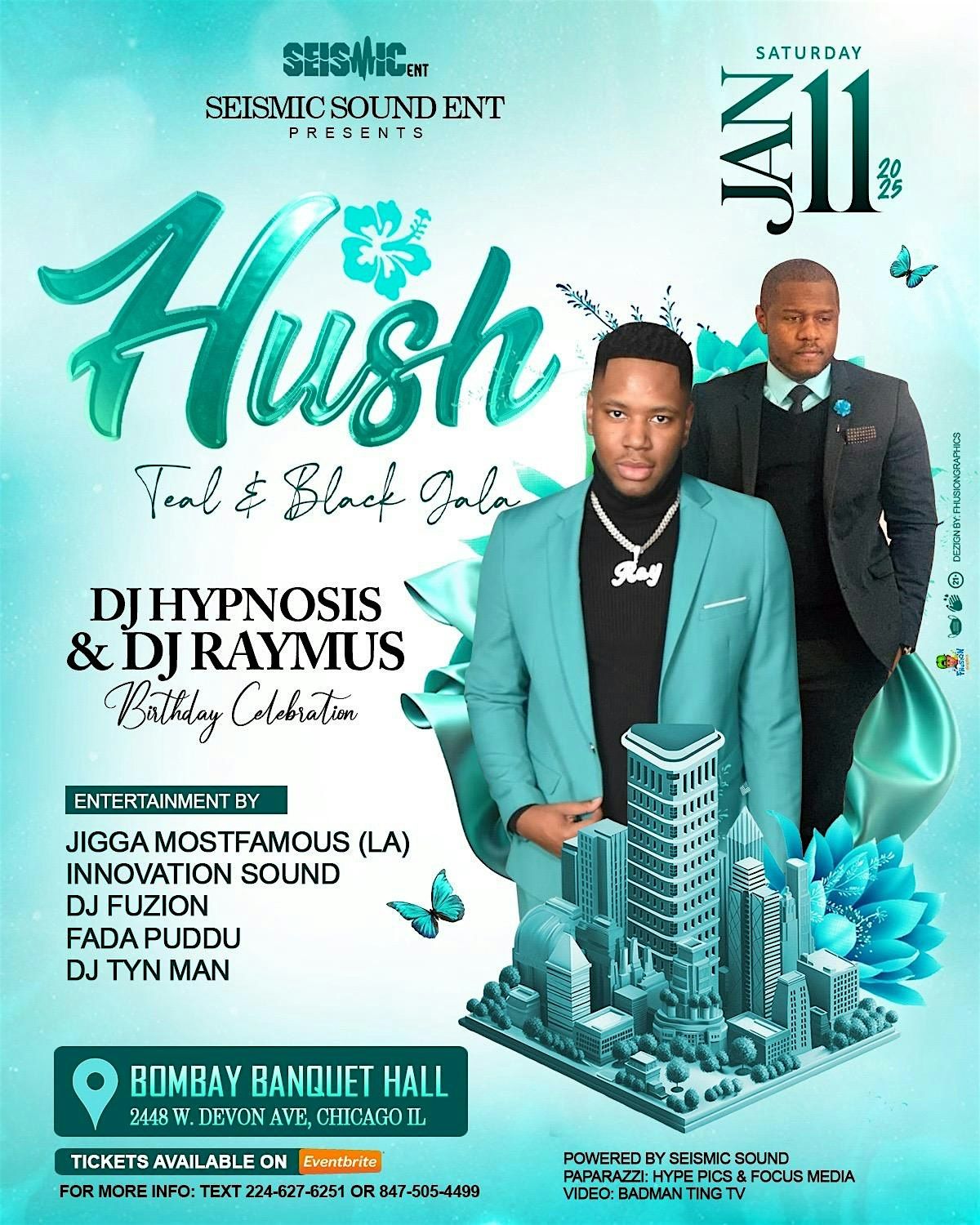 HUSH TEAL & BLACK GALA 2025