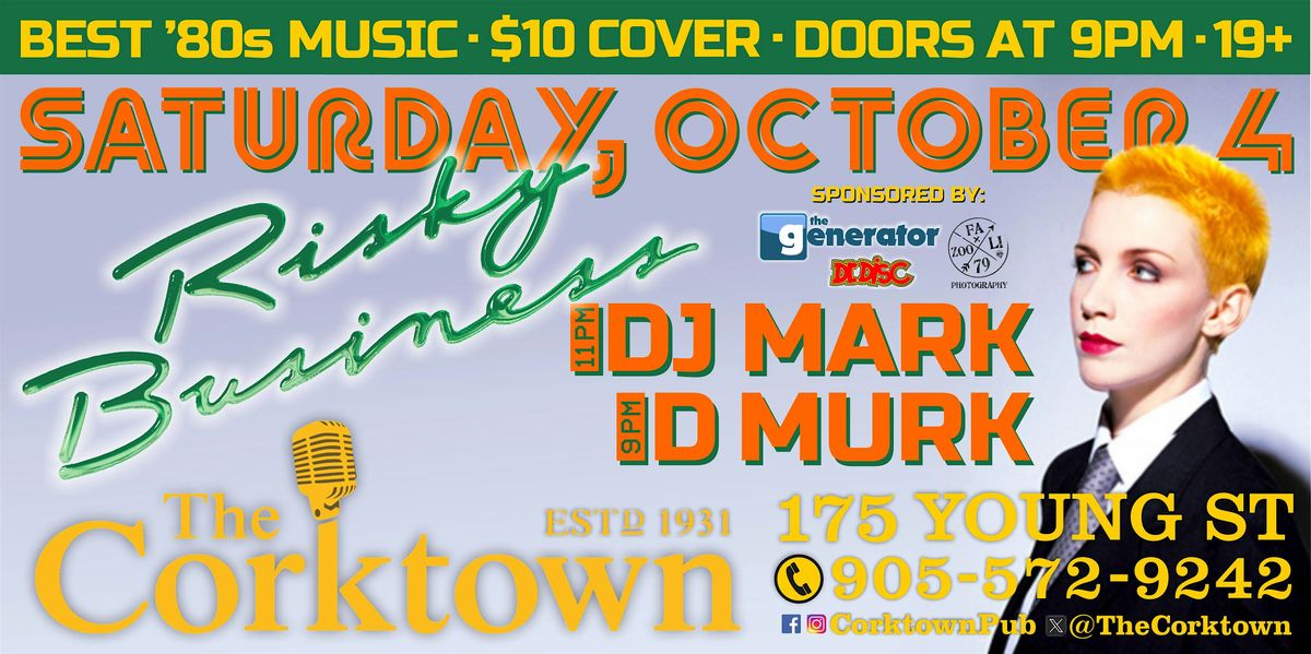 Risky Business '80s Night - Saturday, October 4, 2025