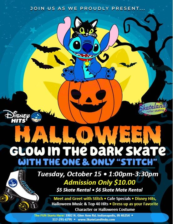 Stitches Halloween Glow Skate