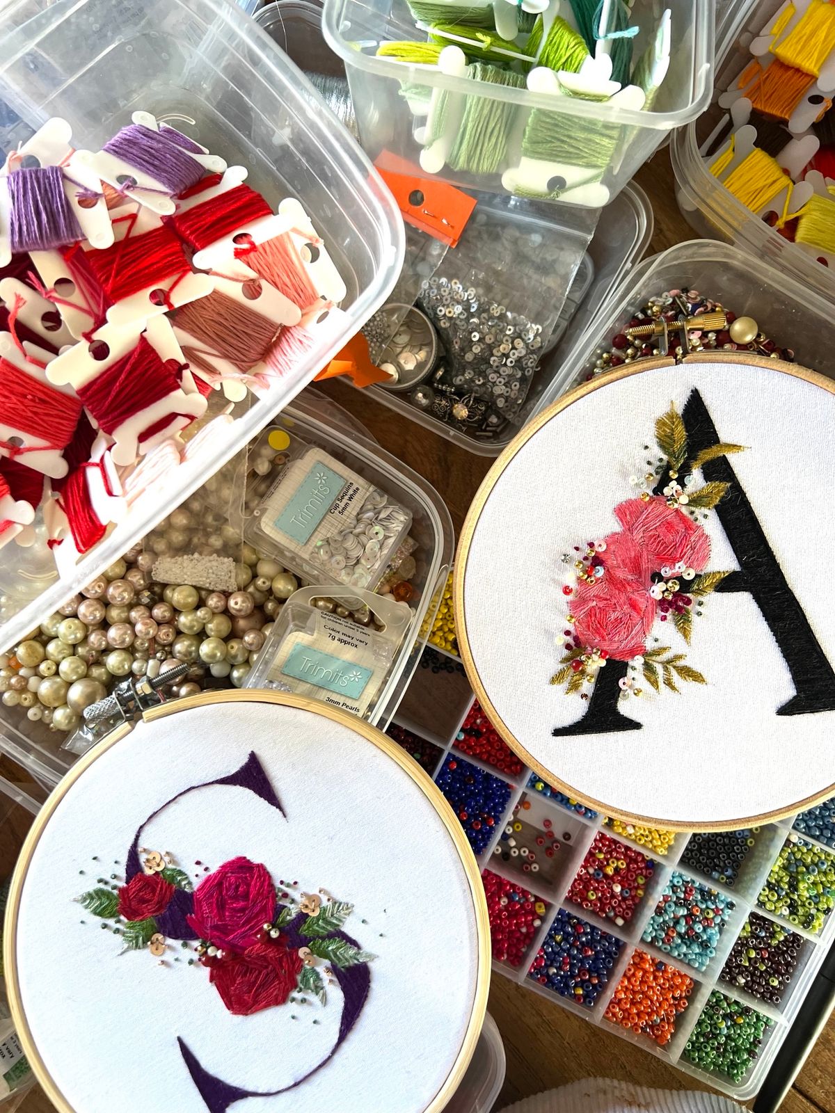 Sip & Sew Embroidery Workshop at The Dog & Fox, Wimbledon