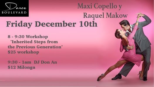 Maxi Copello y Raquel Makow @ Dance Boulevard