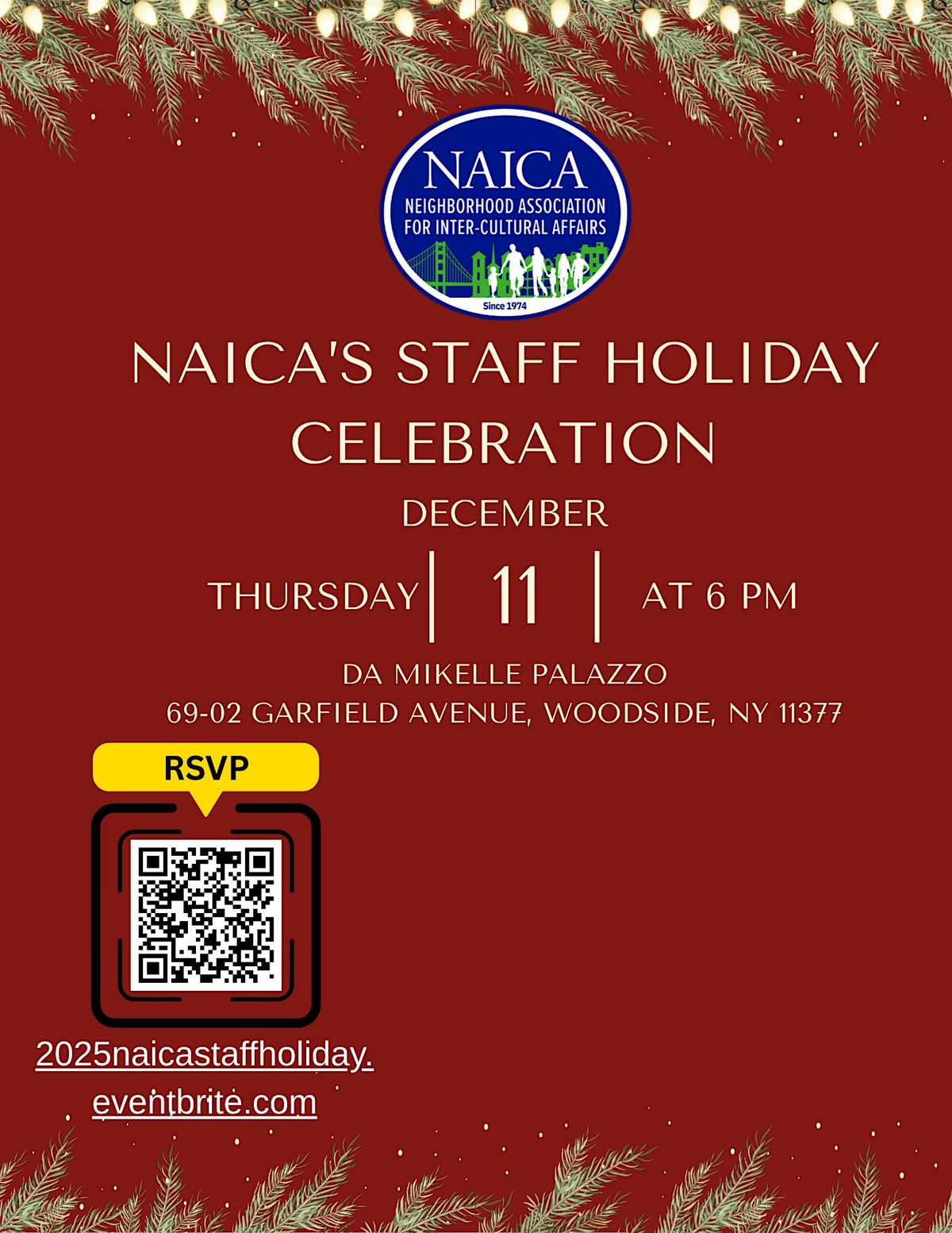 2025 NAICA's Staff Holiday Celebration