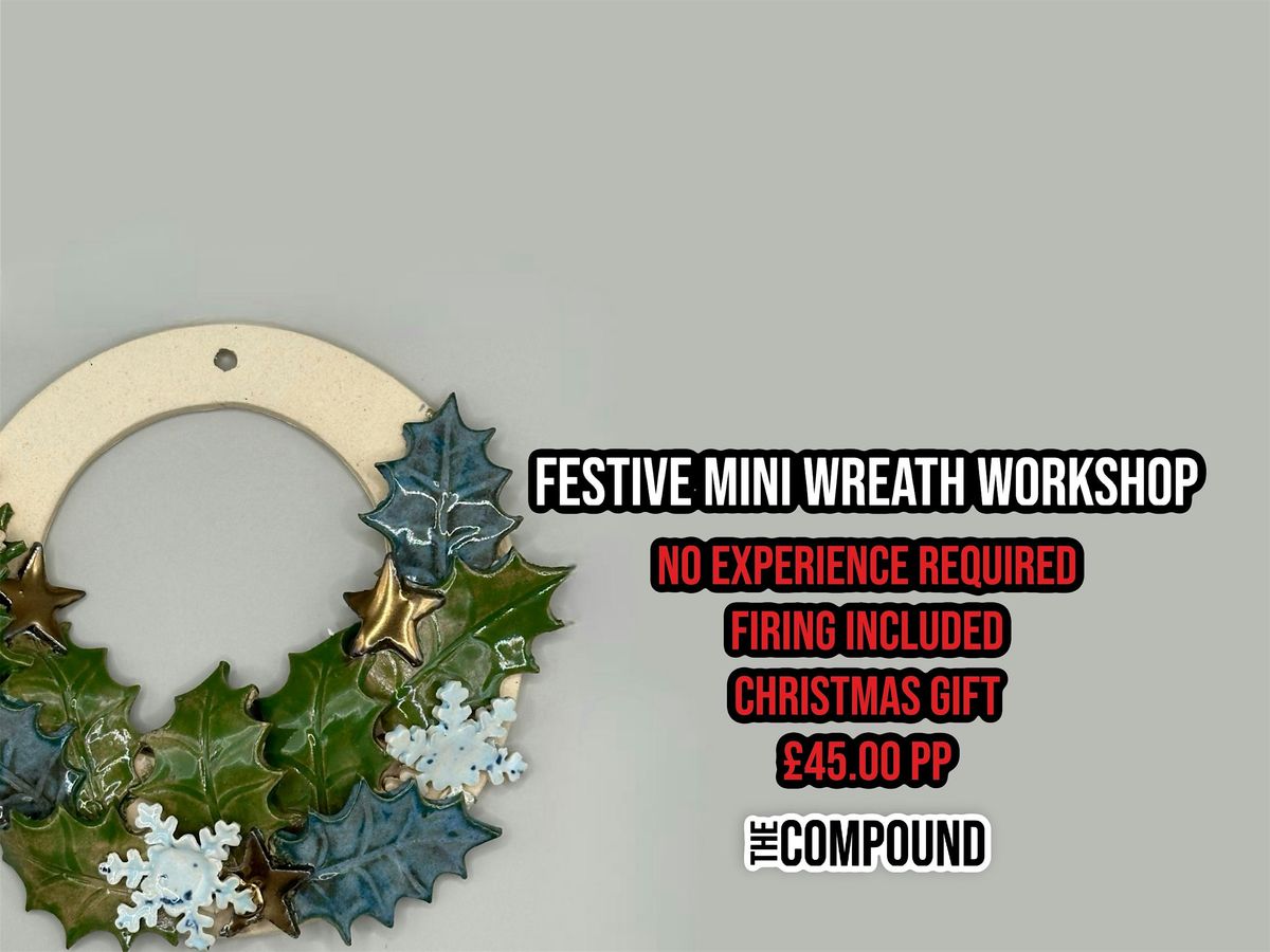 Festive Mini Wreath Workshop