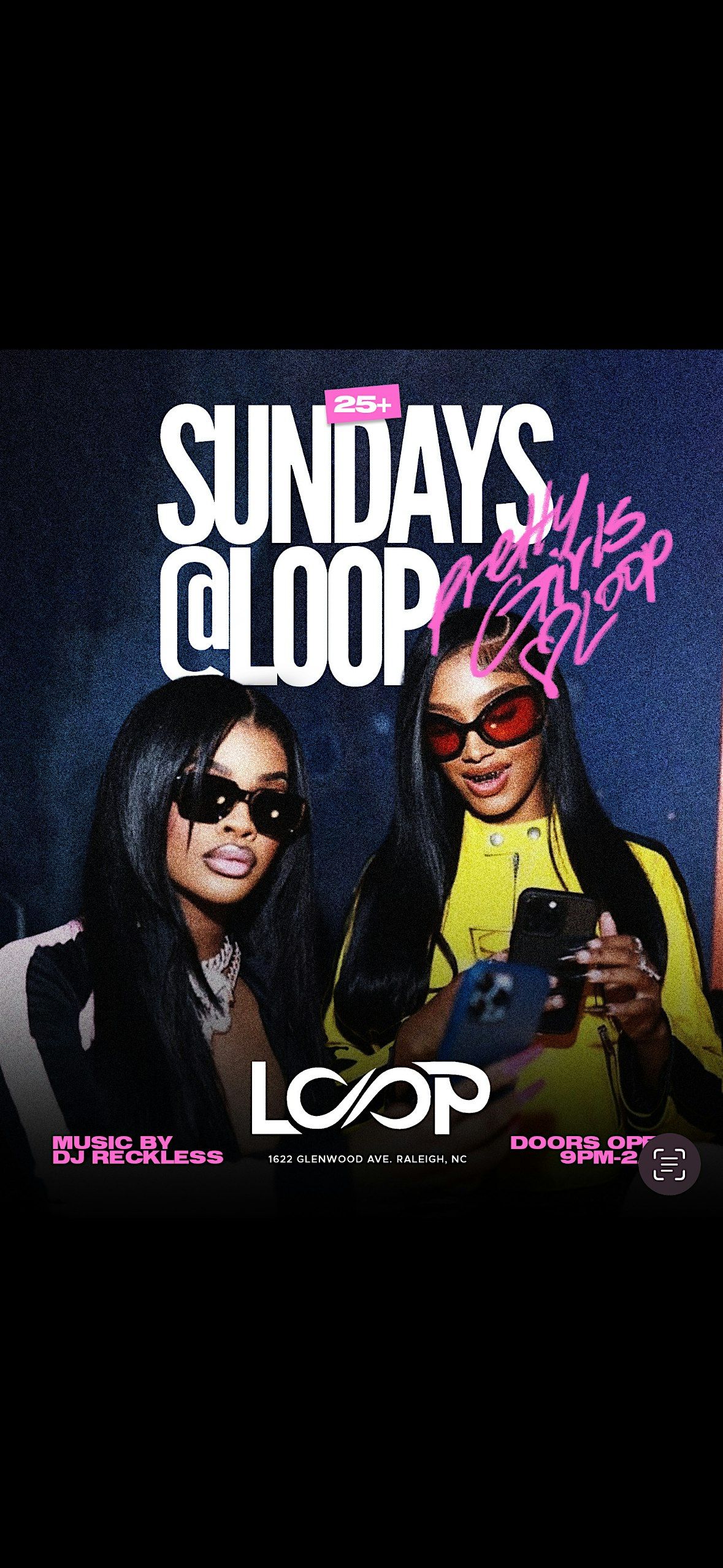 LOOP ON SUNDAY 25+ RDU #1 SUNDAY FUNDAY