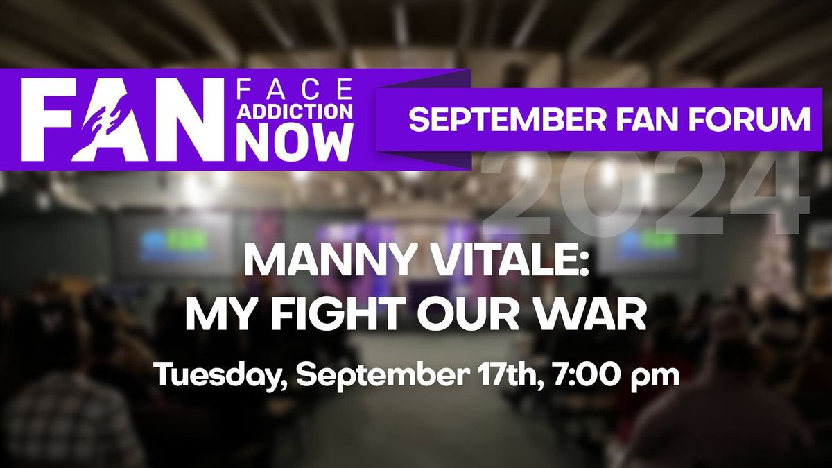 MACOMB FAN IN-PERSON FORUM | Topic: "Manny Vitale: My Fight Our War."