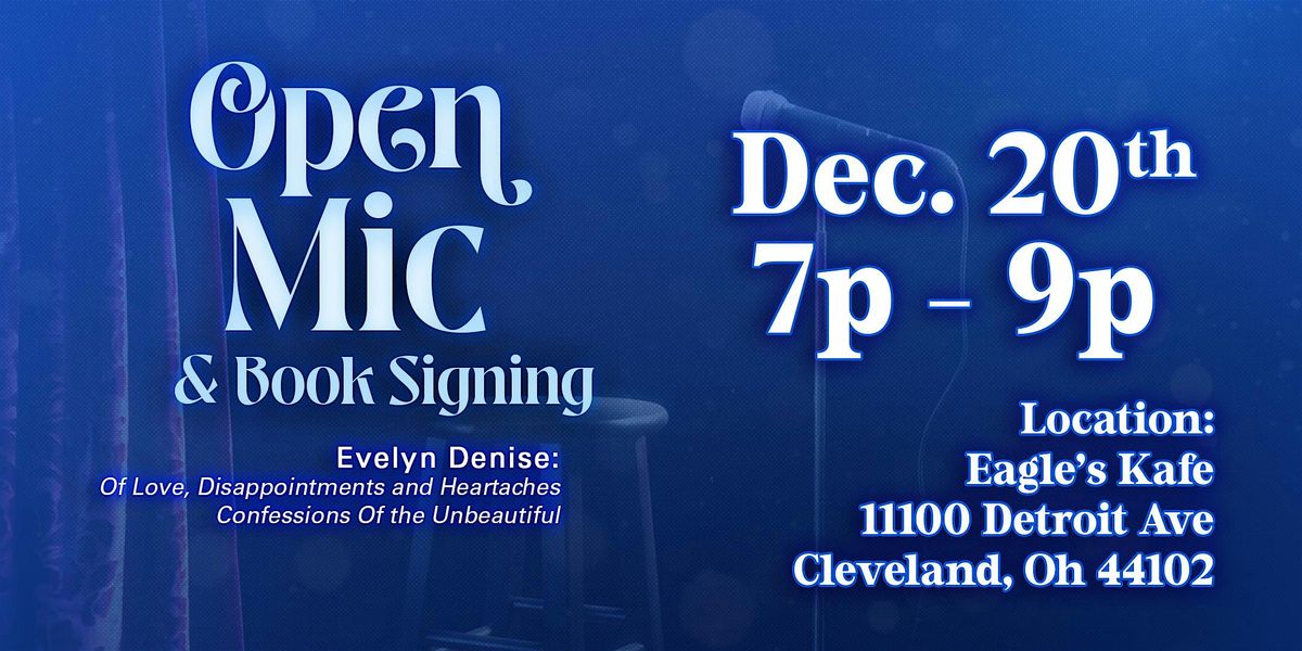 Open Mic Poetry & Book Signing