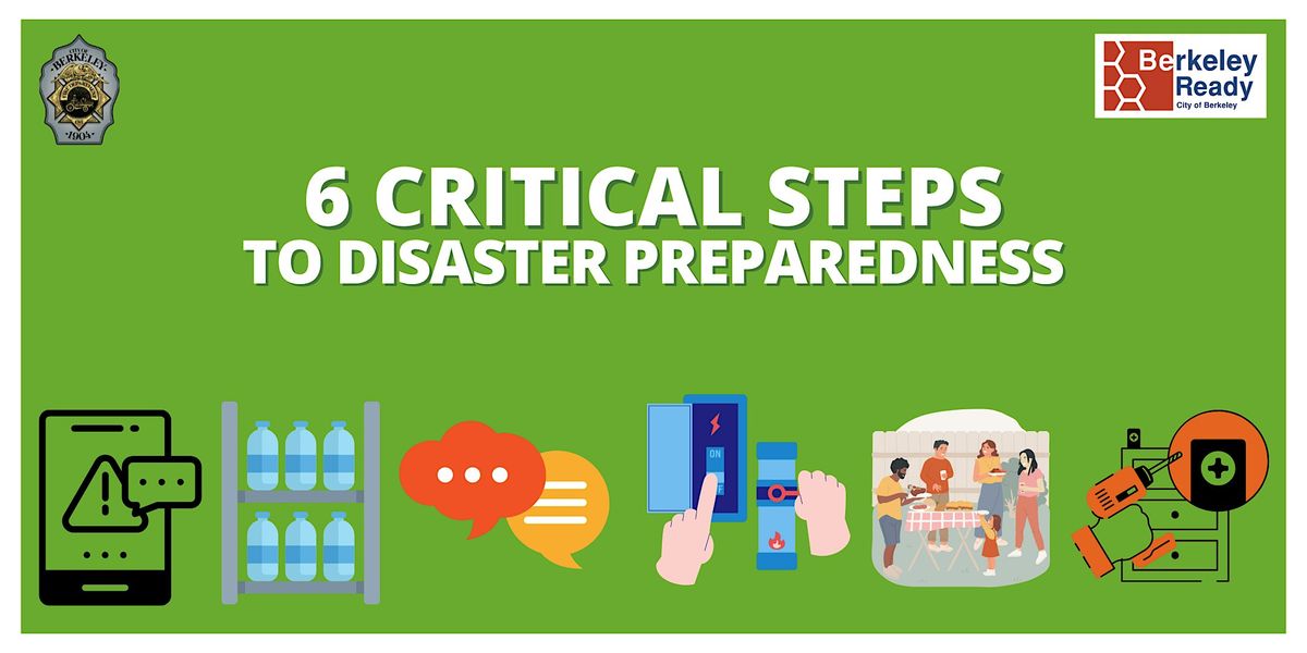 Six Critical Steps to Disaster Preparedness