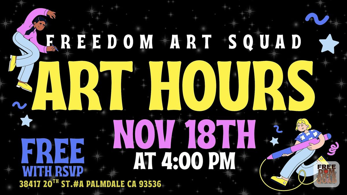Freedom Art Squad's Youth Art Hours