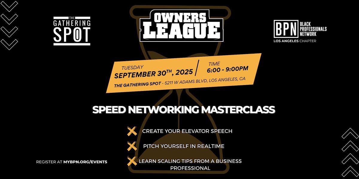 BPN Los Angeles September Networking Mixer