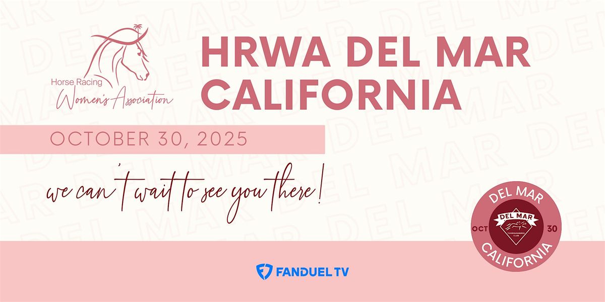 HRWA X Del Mar Thoroughbred Club
