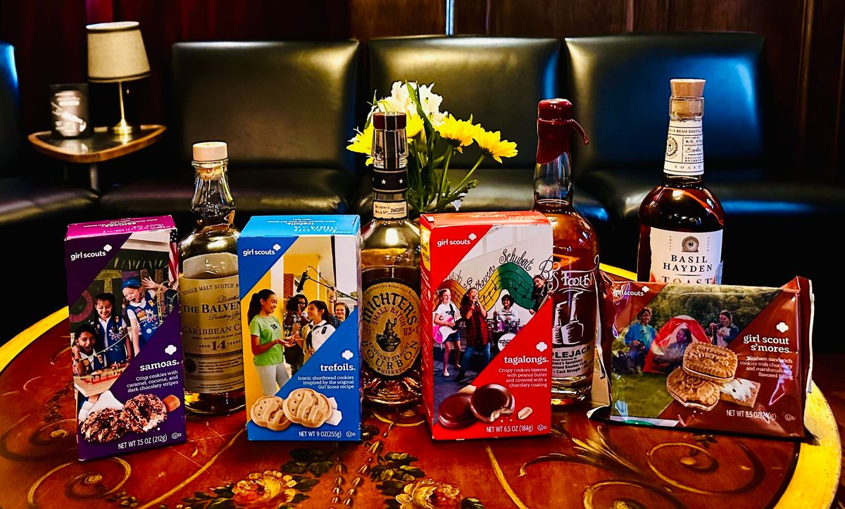 Girl Scout Cookie and Whisky Pairing in The Speakeasy