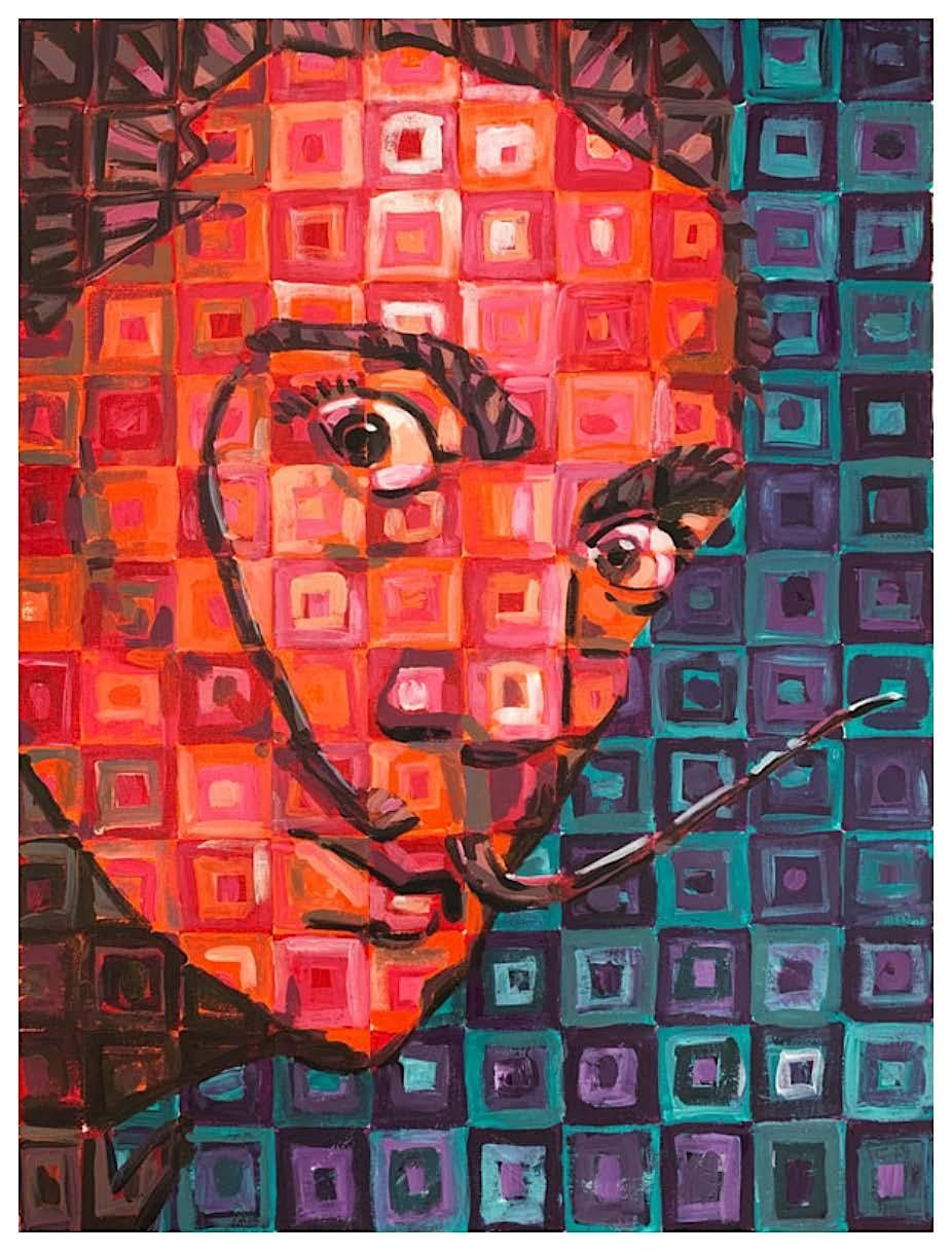 Workshop | Portrait Painting in Chuck Close Method 2-Day