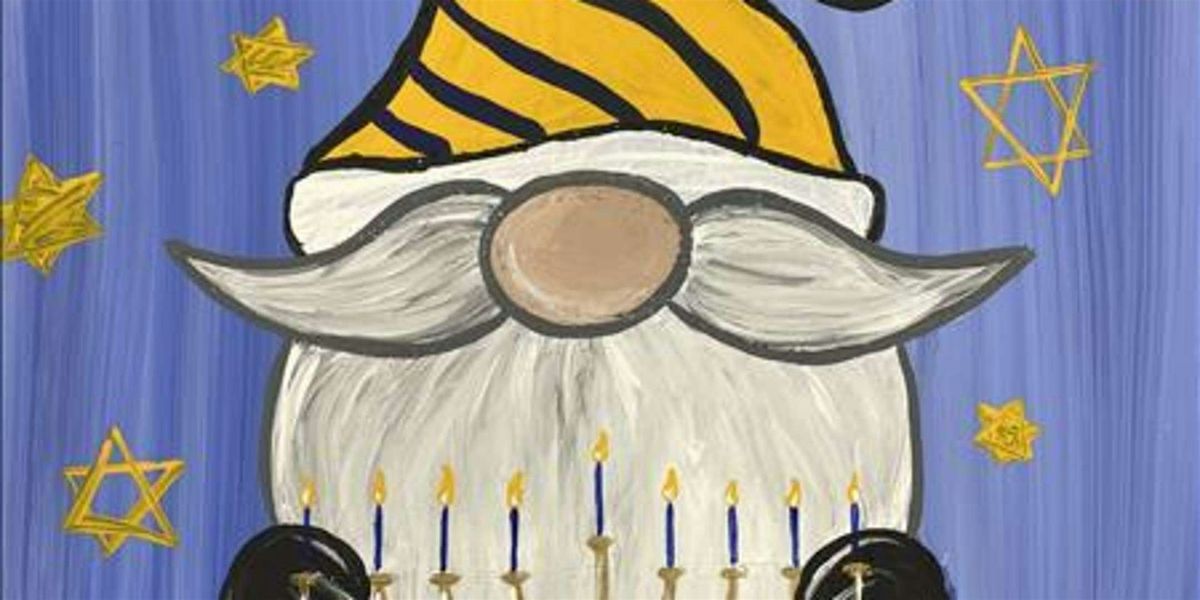 Gnomey Hanukkah - Paint and Sip by Classpop!\u2122