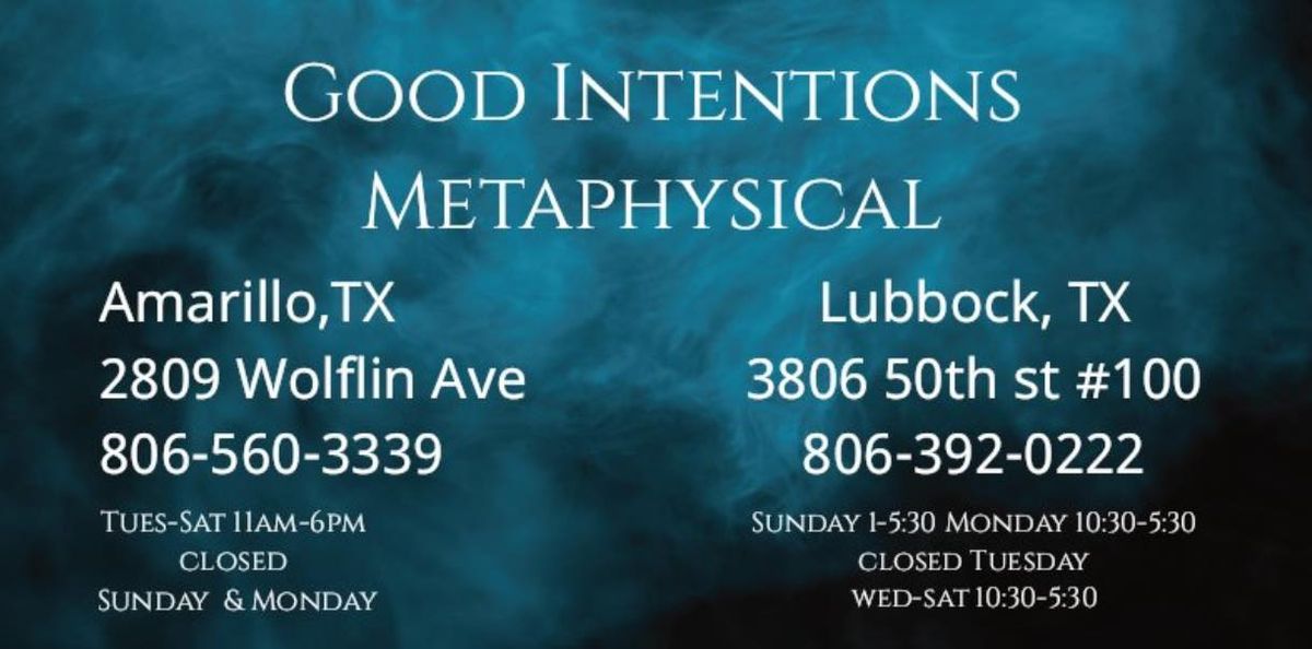 Amarillo metaphysical shop opening day