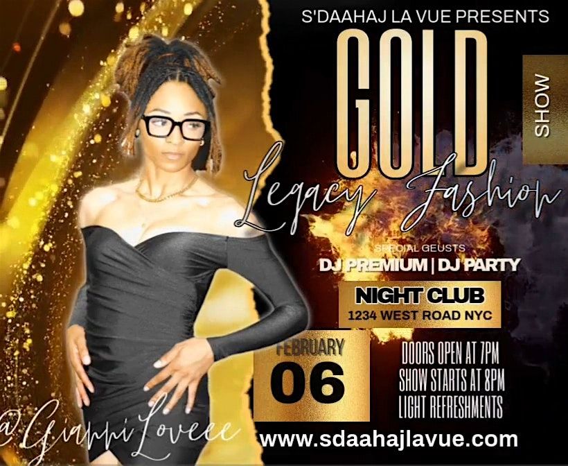 GOLD LUXURY NYC FASHION SHOW \u2728\ufe0f