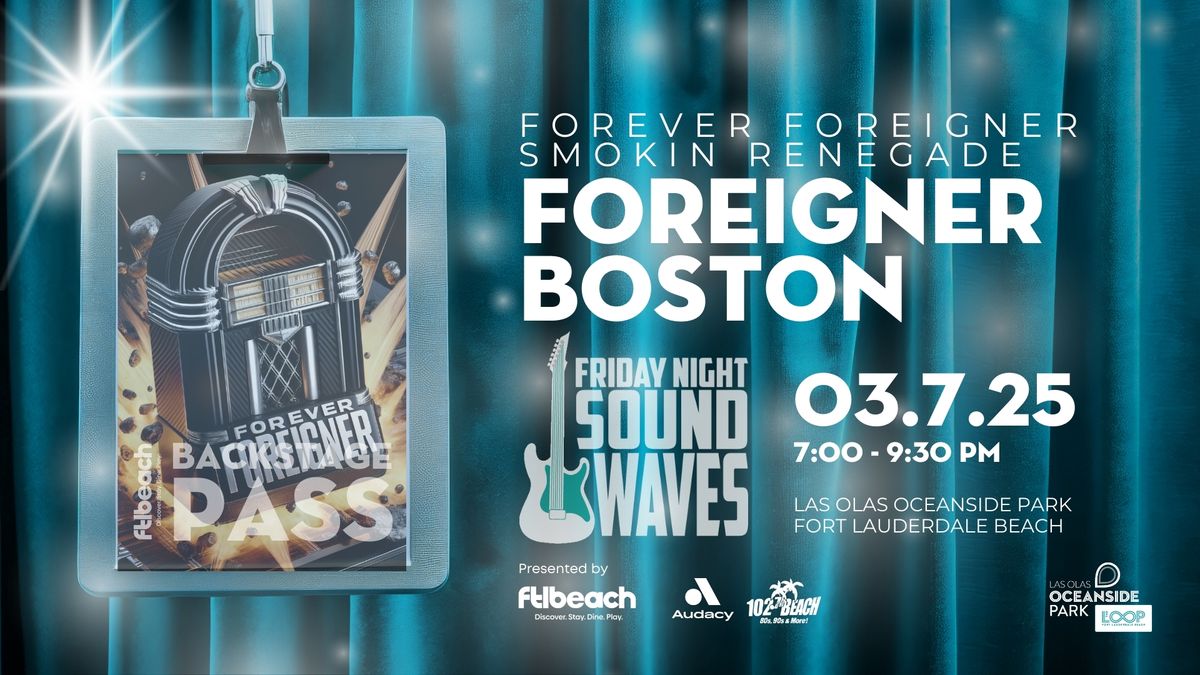 FNSW Backstage Pass: Foreigner & Boston