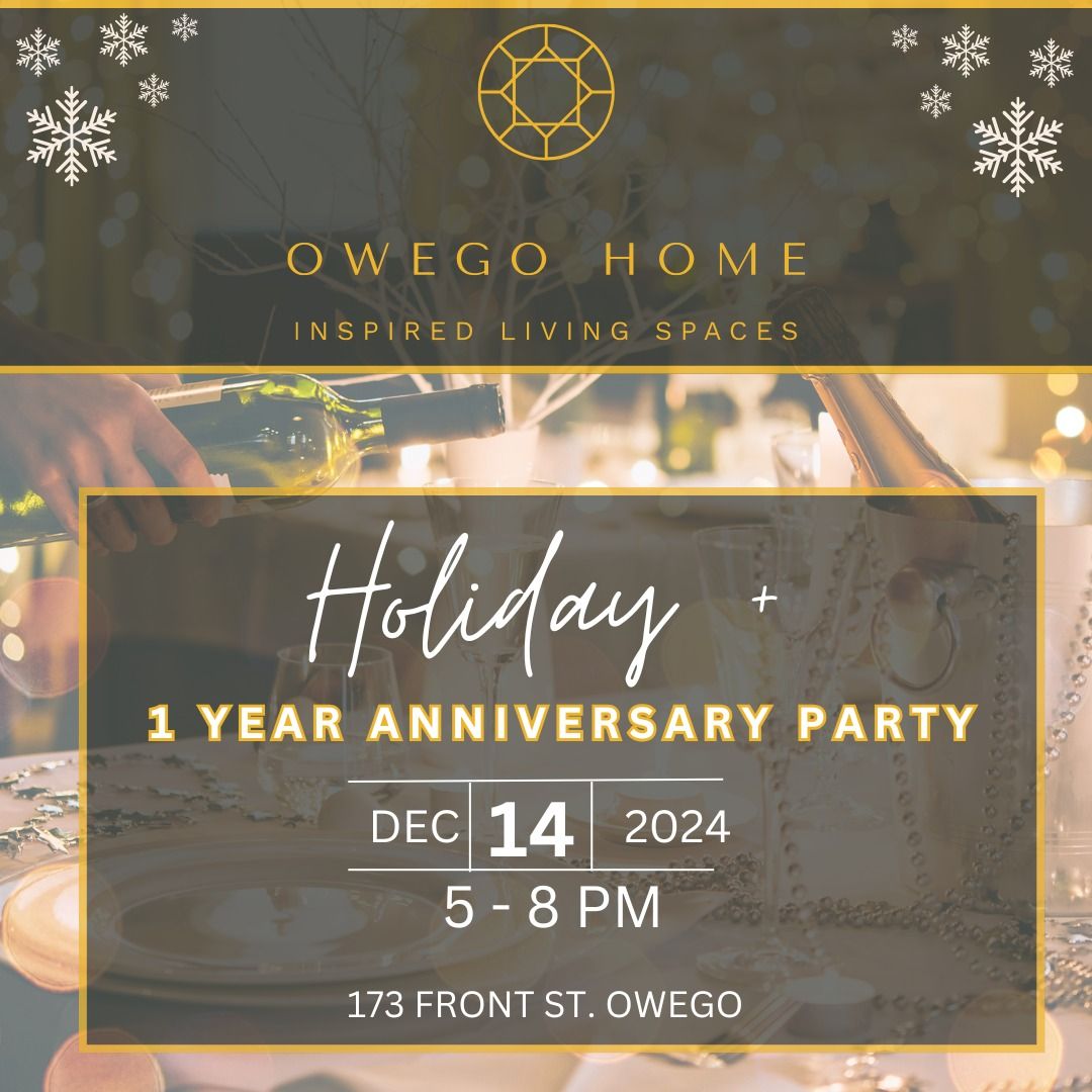 Owego Home's Holiday + 1 Year Anniversary Party