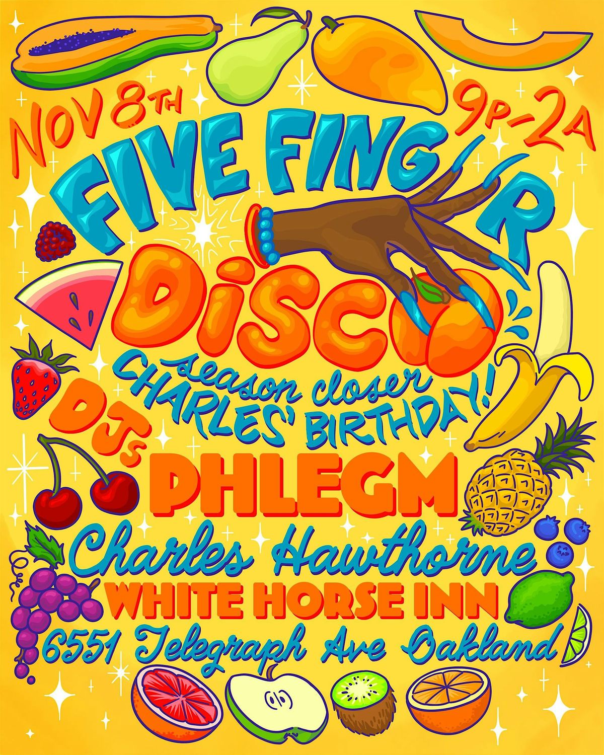 Five Finger Disco w\/ Phlegm & Charles Hawthorne *Season Closer!*
