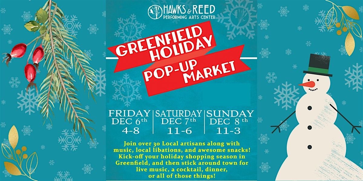 Greenfield Holiday Pop-up Market