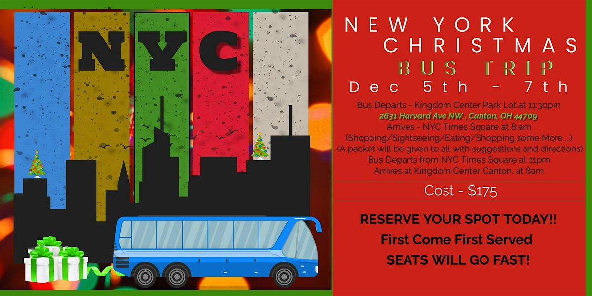 NYC RED-EYE BUS TRIP
