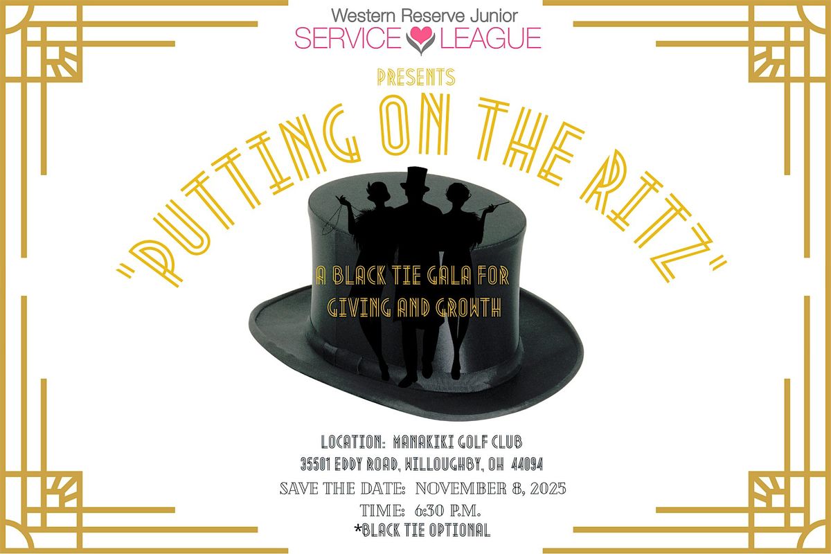 Putting on the Ritz a Black-tie Gala
