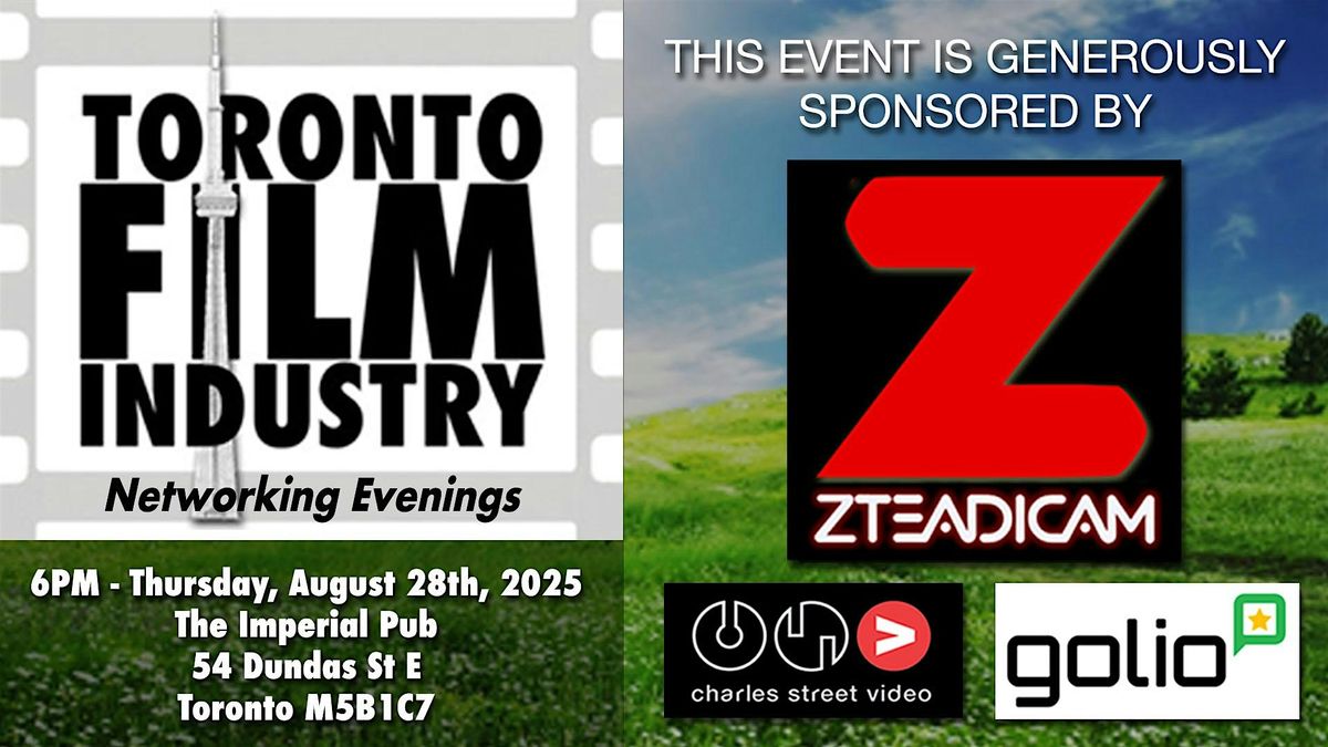 AUGUST Toronto Film and TV Industry Social Evening